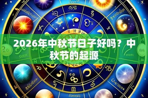 2026年中秋节日子好吗?中秋节的起源