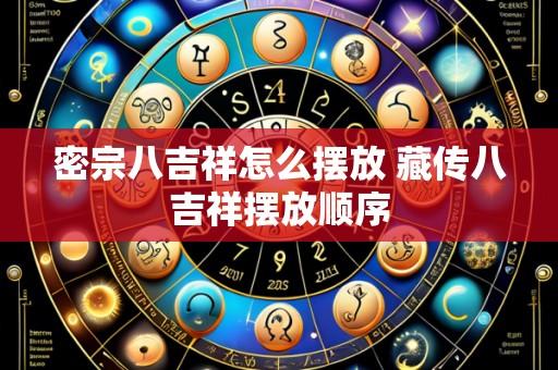 密宗八吉祥怎么摆放 藏传八吉祥摆放顺序
