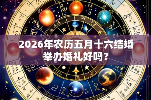 2026年农历五月十六结婚举办婚礼好吗?