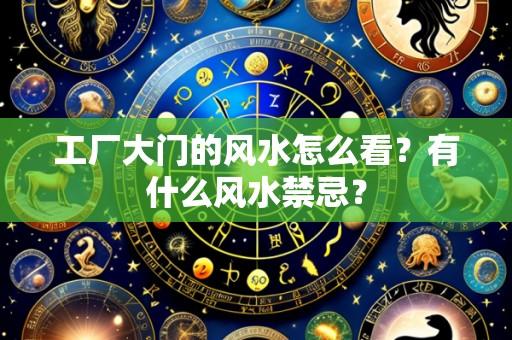 工厂大门的风水怎么看?有什么风水禁忌?