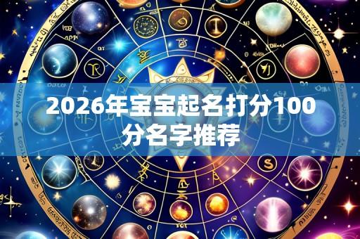 2026年宝宝起名打分100分名字推荐