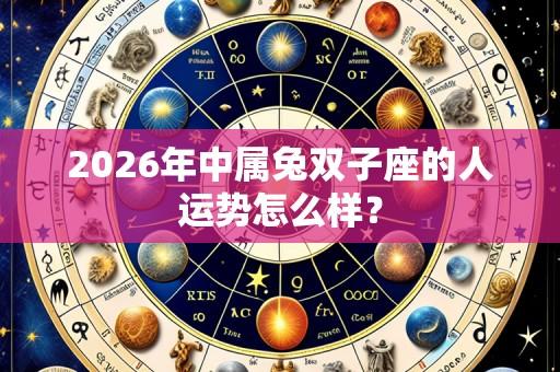 2026年中属兔双子座的人运势怎么样?