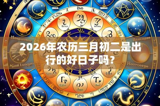 2026年农历三月初二是出行的好日子吗?