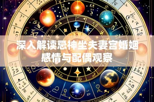 深入解读忌神坐夫妻宫婚姻感情与配偶观察