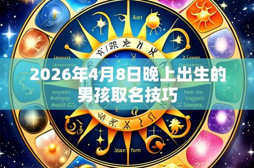 2026年4月8日晚上出生的男孩取名技巧