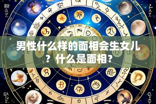男性什么样的面相会生女儿?什么是面相?
