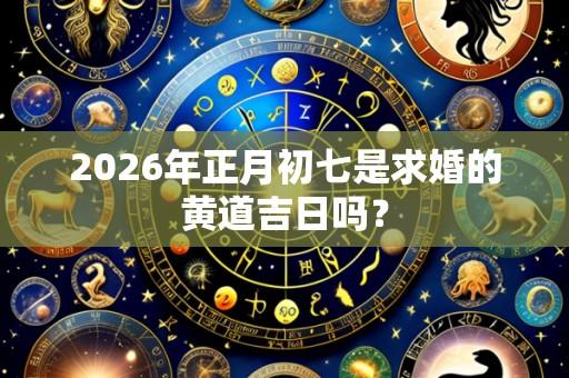 2026年正月初七是求婚的黄道吉日吗?