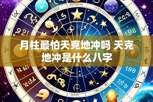 月柱最怕天克地冲吗 天克地冲是什么八字