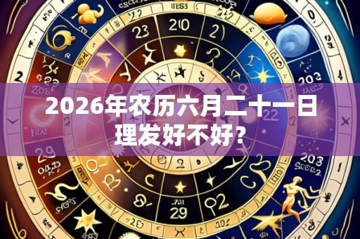 2026年农历六月二十一日理发好不好?