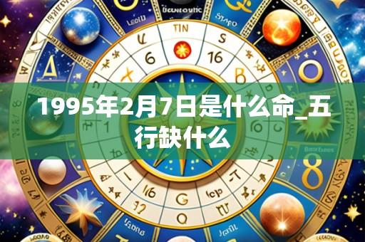 1995年2月7日是什么命_五行缺什么
