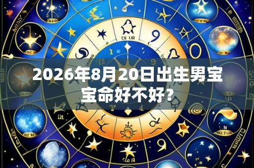 2026年8月20日出生男宝宝命好不好?