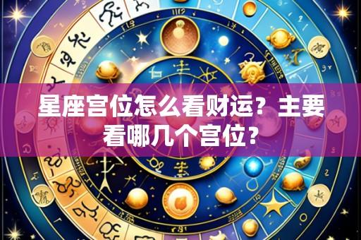 星座宫位怎么看财运?主要看哪几个宫位?