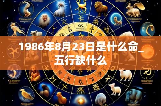 1986年8月23日是什么命_五行缺什么
