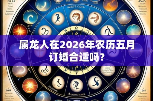 属龙人在2026年农历五月订婚合适吗?