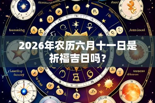 2026年农历六月十一日是祈福吉日吗?