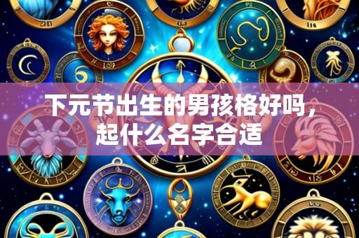 下元节出生的男孩格好吗，起什么名字合适