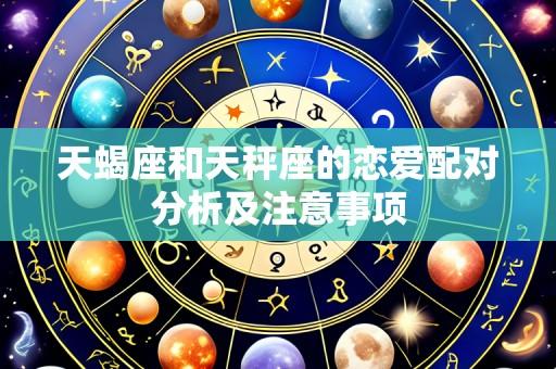 天蝎座和天秤座的恋爱配对分析及注意事项