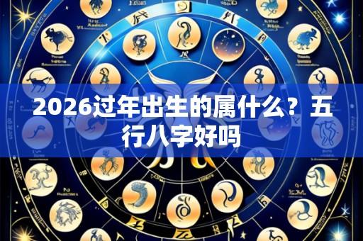 2026过年出生的属什么?五行八字好吗