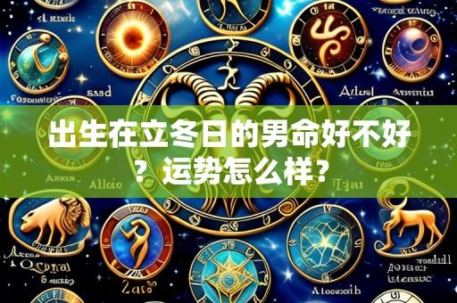 出生在立冬日的男命好不好?运势怎么样?