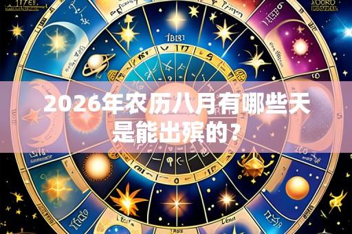 2026年农历八月有哪些天是能出殡的？