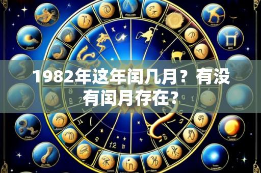 1982年这年闰几月?有没有闰月存在?