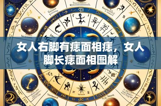女人右脚有痣面相痣，女人脚长痣面相图解
