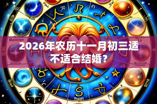 2026年农历十一月初三适不适合结婚？