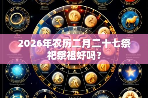 2026年农历二月二十七祭祀祭祖好吗？