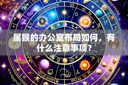 属猴的办公室布局如何,有什么注意事项?