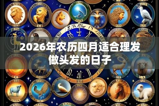 2026年农历四月适合理发做头发的日子
