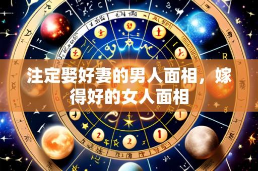 注定娶好妻的男人面相,嫁得好的女人面相