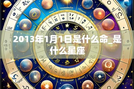 2013年1月1日是什么命_是什么星座