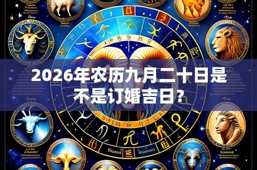2026年农历九月二十日是不是订婚吉日?
