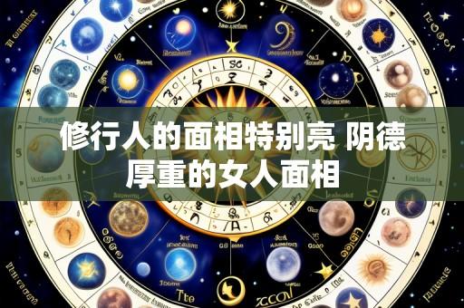 修行人的面相特别亮 阴德厚重的女人面相