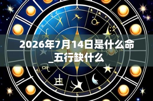 2026年7月14日是什么命_五行缺什么