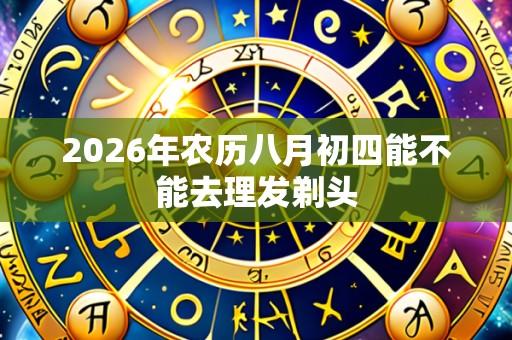 2026年农历八月初四能不能去理发剃头