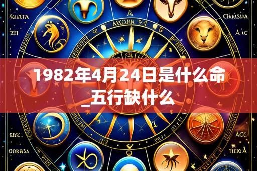 1982年4月24日是什么命_五行缺什么