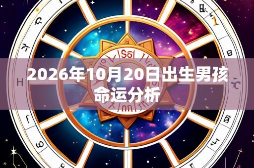2026年10月20日出生男孩命运分析