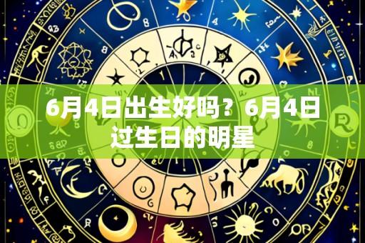 6月4日出生好吗?6月4日过生日的明星