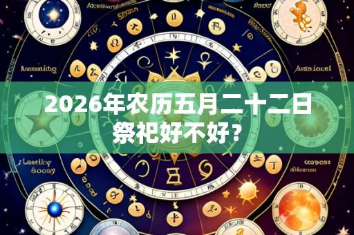 2026年农历五月二十二日祭祀好不好?