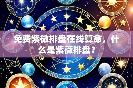 免费紫微排盘在线算命,什么是紫薇排盘?
