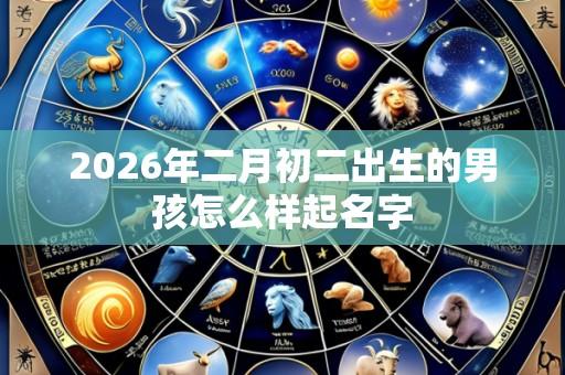2026年二月初二出生的男孩怎么样起名字
