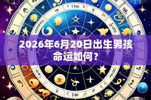 2026年6月20日出生男孩命运如何?