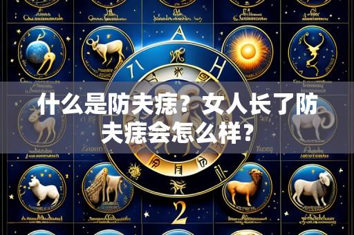 什么是防夫痣?女人长了防夫痣会怎么样?