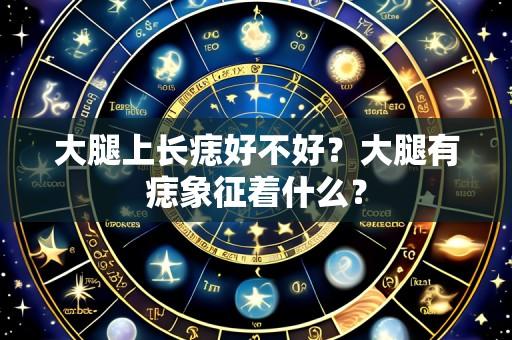 大腿上长痣好不好？大腿有痣象征着什么？