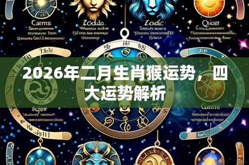 2026年二月生肖猴运势,四大运势解析