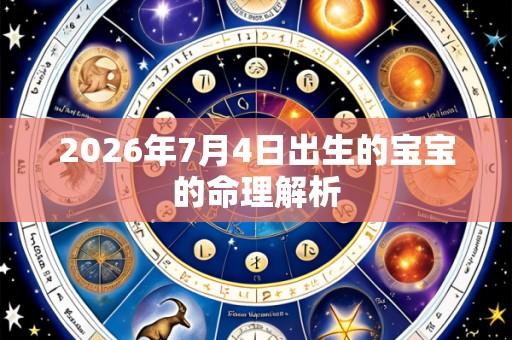2026年7月4日出生的宝宝的命理解析