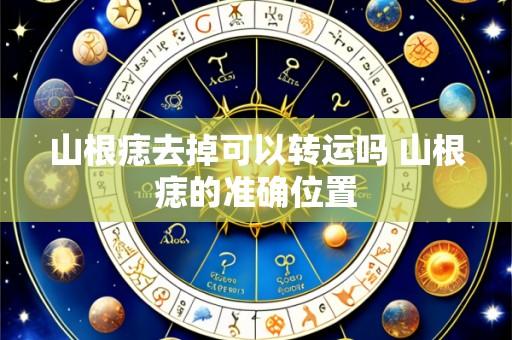 山根痣去掉可以转运吗 山根痣的准确位置