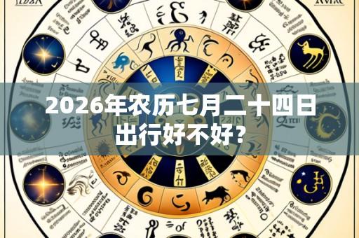 2026年农历七月二十四日出行好不好？