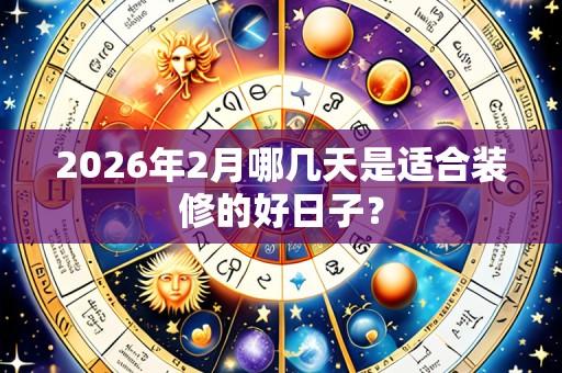 2026年2月哪几天是适合装修的好日子？